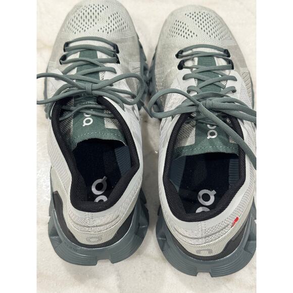 On Running Athletic Shoes - Light Gray and Dark Gray - Picture 8 of 11